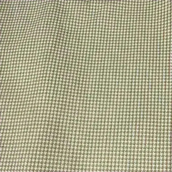 Antonio Melani Tan Check Skirt with Back Zipper Size 12 - Picture 4 of 6